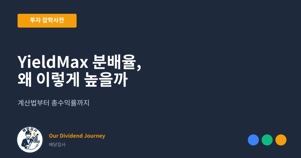 YieldMax 분배율, 왜 이렇게 높을까 - 투자 잡학사전 썸네일